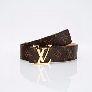 Louis Vuitton 40mm W Monogram LV Buckle Belt